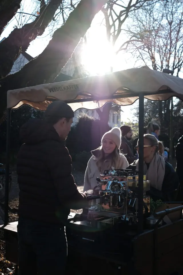 Coffee bike at a private party in Cologne
